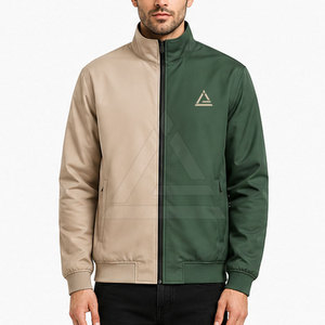 <b>Reversible</b> <b>Jacket</b> For Men Lightweight Windproof Water Full Zip Outdoor Casual Travel Everyday Wear Nylon Polyester - Product Image 3