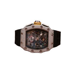 Relojes VVS Clarity Moissanite Reloj Rm automático con tachuelas de diamantes a un precio de mercado confiable para compradores a granel Origen DE LA India - Product Image 3