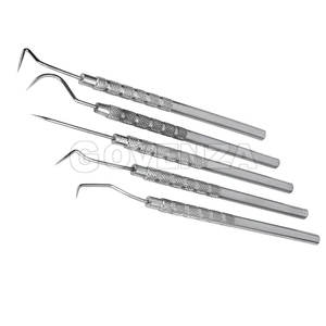 Instrumento de Laboratorio Periodontal, Sondas Perio con Recubrimiento de Color, Explorador Dental Manual con Agarre Ergonómico, Ligero, de Acero Inoxidable - Product Image 2