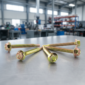Tornillo Autoperforante PDC con Cabeza Hexagonal, Clase 8, Acero al Carbono, Galvanizado con Zinc y Recubierto de Fosfato, Rosca Estándar en Pulgadas - Product Image 1