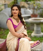 Saris en soie Banarasi multicolores, design moderne, lavables, pour occasions spéciales, fêtes, mariages, festivals, longueur au sol, intemporels