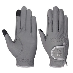 Guantes de Equitación Infinity Pro, Cuero Sintético, Ligeros, Transpirables, Guantes Ecuestres Personalizados, Venta al Por Mayor OEM - Product Image 1