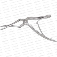 Pinces Jansen Middleton 19,5 cm, embout de 4 mm x 18 mm et grandes mèches fenêtrées pour polypes nasaux et turbinate, instruments ORL et rhinologie