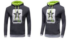 Sweat à capuche de poche kangourou personnalisé de qualité supérieure pour hommes sweat-shirt ajusté régulier sérigraphié écologique pour l'hiver - Product Image 4