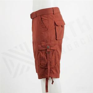 Customize Casual Canvas Drawstring Closure Mid Waist <b>Longer</b> <b>Length</b> Cargo <b>Shorts</b> Quick Dry Sports <b>Mens</b> High Quality Apparel - Product Image 3