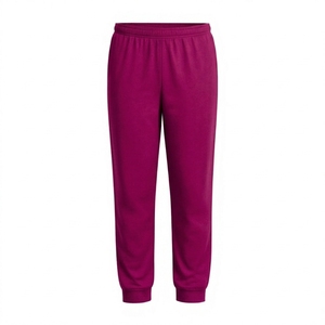 Winter Women's Workout Sweatpants High <b>Elastic</b> <b>Waist</b> 460GSM 100% Cotton French Terry Fabric Anti-static Custom Embroidery Loose - Product Image 6