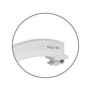Macintosh F.O. Lames de laryngoscope jetables (non stériles) |   Ensemble de laryngoscope à usage unique en fibre optique | Ensemble de 4 lames avec manche - Product Image 2