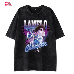 Camiseta Oversize Personalizada para Hombre, Precio al por Mayor, Color Personalizado, Manga Corta, Cuello Redondo, Estilo Urbano, Impresión Digital, Alta Calidad, Ecológica - Product Image 5