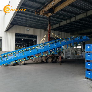 Rampe de chargement mobile hydraulique pour conteneurs de 12 tonnes, rampe de camion avec levage maximal de 1700 mm, livraison rapide, ISO 9001, usage intensif - Product Image 2