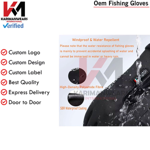 Guantes de Pesca de Fabricante OEM con Agarre Duradero en la Palma, Equipo de Pesca para Exteriores para Importadores, Distribuidores y Marca Privada - Product Image 6