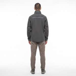Veste technique imperméable à capuche articulée en GORE-TEX à 3 couches avec revêtement personnalisé, coupe-vent pour les trajets urbains, taille 3XL, Sialkot - Product Image 2