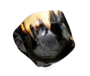 Nuevas llegadas: Cuencos pulidos de cuerno de búfalo de 17 cm, arte popular, decoración del hogar, artesanías de cuerno de la India de f s i - Product Image 2