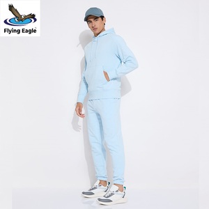 Survêtement en polaire polyester pour homme, logo personnalisé imprimé, veste à capuche unie, pantalon de jogging, respirant, séchage rapide, design 2 en 1, pour la gym et le jogging - Product Image 6