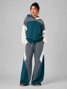 Conjunto Deportivo para <span class=keywords><strong>Mujer</strong></span>, Pantalones Deportivos, Traje Deportivo Azul, Talla Grande, Servicio OEM para la Temporada de Invierno - Product Image 6