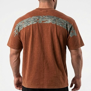 Luxury 100% Cotton Loose 230g American Mens T Shirt High Quality Blank Vintage Custom Logo Oversized <b>Tshirts</b> for Men - Product Image 6