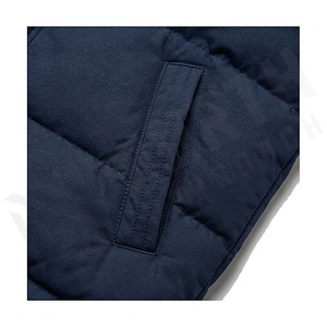Hooded <b>Quilted</b> Jacket Winter Windproof Full Sleeve Solid Color Thick Polyester Filling Regular Length <b>Single</b> Breasted - Product Image 5