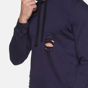 Sudadera con Capucha Oversize de Invierno para Hombre, de Alta Calidad, Estilo Vintage Desgastado Digital, 100% Algodón Felpa, Venta al por Mayor - Product Image 6