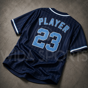 Camiseta de Béisbol Personalizada, 100% Poliéster, Malla Rayada, Transpirable, de Secado Rápido, Corte Holgado, Unisex, para Adultos, Manga Corta, Uniformes de Equipo - Product Image 5
