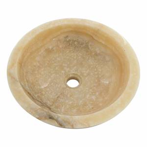 Sólido y elegante Clásico Beige Onyx Wash Bowl Juegos de baño Esencial - Product Image 1