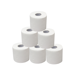 2Ply 15GSM Standard Roll Toilet <b>Tissue</b> Weight Bag 800g To 1500g With 10 Rolls Packing Four Layers Thickened White <b>Color</b> - Product Image 2