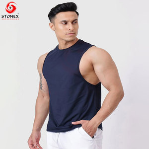 Débardeur de fitness pour hommes, léger, extensible, respirant, pour la gym, la course et l'entraînement, avec logo personnalisé, fournisseur - Product Image 1