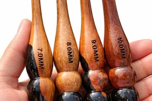 Handmade Rosewood & Resin <b>Crochet</b> <b>Hook</b> – Ergonomic <b>Crochet</b> Needles for Yarn Knitting - Product Image 5