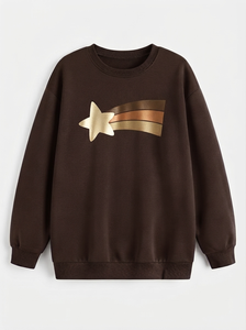 Sudadera de Cuello Redondo Extra Grande para Mujer a Precio Razonable, Manga Larga, Ropa de Invierno, Técnicas de Corte Automatizadas, el Mejor Diseño - Product Image 2