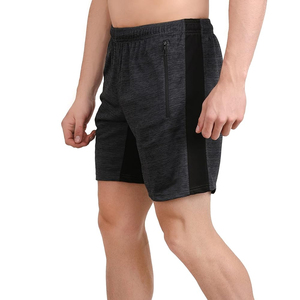 Shorts de sport décontractés pour hommes, 100 % coton, séchage rapide, couleur unie, avec logo frontal, imperméables, pour la pêche, personnalisables en gros (OEM) - Product Image 3