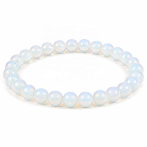 Bracelet en Opalite, Bracelet en Cristal Naturel, Pierre d'Énergie Apaisante, Bracelet en Pierre Spirituelle, Bracelet en Cristal, Fournisseur en Gros - Product Image 1