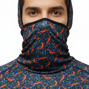 Camisa de pesca de manga larga para hombre con estampado de chile, de secado rápido, UPF 50, para exteriores, 100% poliéster, transpirable, de secado rápido, para pescar - Product Image 5
