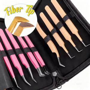 ชุดแหนบตัดขนตา Morje Surgical Precision ทำจากสแตนเลส ด้ามจับสีส้ม ปลายเคลือบทองแบบฟันเลื่อย/หยัก ขนาด 10 มม. สำหรับต่อขนตา - Product Image 6