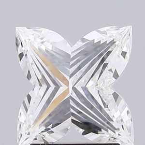 Diamantes Cultivados en Laboratorio de 2 Quilates, Corte Lily, Forma de Flor de Cuatro Pétalos, para Joyería, Diamantes Sueltos con Forma Floral - Product Image 4