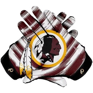 Guantes de Fútbol Americano Personalizados para Adultos y Jóvenes, con Agarre Antideslizante, Correa de Muñeca Ajustable, Protección Deportiva para Dedos Completos - Product Image 1