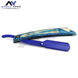 Maquinilla de Afeitar Profesional Recta para Hombre, Doble Filo, Cuchilla Única, Calidad de Barbero, para Aseo Facial, Corporal y de Bikini, Depilación Suave - Product Image 4