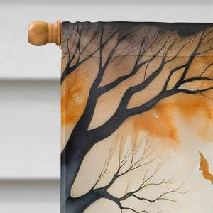 Large Multicolor Polyester House <b>Flag</b> Spooky Halloween Mariachi Skeleton Band Porch Sleeve <b>Pole</b> Decorative Yard Banner Artwork - Product Image 3