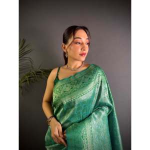Ishita Dharmavaram Soft Silk <b>Saree</b> for Wedding Apparel - Product Image 1