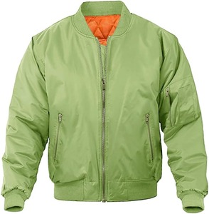 Blouson bomber bordeaux pour homme, fermeture éclair, coupe-vent, vêtement d'extérieur décontracté, couleur unie, extérieur en polyester, pour l'automne - Product Image 4