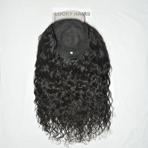 100% Natural Remy Indian <b>Wave</b> Pattern Personalized Lace <b>Cap</b> Double Weft Custom Wavy Human Hair Wig Made Order - Product Image 6