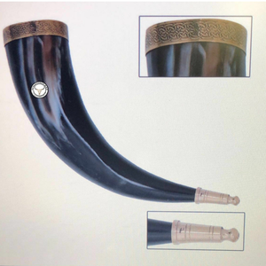 100% Natural Polished Eco-Friendly Buffalo Viking <b>Drinking</b> <b>Horn</b> for Beer & Water Souvenir Decoration - Product Image 1