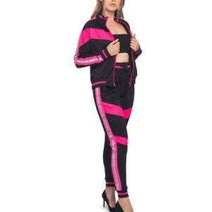 <b>Tracksuits</b> For Women custom 100% Nylon Windbreaker Girls <b>Velour</b> Fleece Designer Women <b>Tracksuit</b> Custom Logo Women <b>Tracksuit</b> - Product Image 3