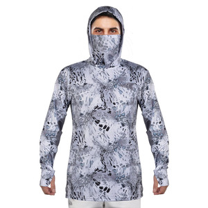 Long Sleeve Fishing Hoodie <b>Men</b> Fishing Hoodie Outdoor Fishing Hoodie Athletic Fishing Hoodies UPF 50+ Fishing Hoodie OEM Hoodies - Product Image 5