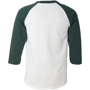 Men's Raglan Sleeve T-Shirt Custom Logo 3/4 Sleeve <b>Baseball</b> <b>Tee</b> Casual Cotton Streetwear - Product Image 5