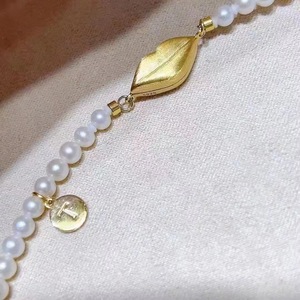 Collar de Plata Fina Cepillada Hecho a Mano Auténtico con Perla de Agua Dulce de Moda, Cierre Personalizado y Elegante, Marca Famosa - Product Image 2