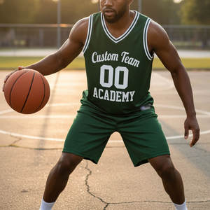 Custom Basketball Jersey Set Breathable Mesh Sports Uniform With Custom Logo Team Wear Manufacturer - Product Image 5