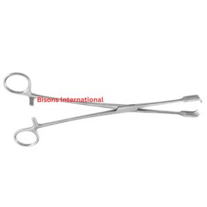 คีมจับเนื้อเยื่อช่องคลอดแบบสแตนเลส ยี่ห้อ BISONS Wholesale Jacob Uterine Vulsellum Forceps สำหรับการผ่าตัดทางนรีเวช - Product Image 2