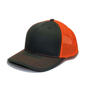 Gorras Trucker para Adultos, Diseño Liso, Perfil Medio, 6 Paneles, Promocionales, Deportivas, con Cierre a Presión, Tela CVC, para las Cuatro Estaciones, Vietnam - Product Image 1