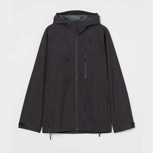 Chaqueta Bomber Impermeable, Cortavientos, Transpirable, Sólida, Informal, de Otoño, con Capucha y Cremallera, para Senderismo y Esquí al Aire Libre - Product Image 5