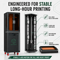 Printer 3D LCD Resin Otomatis dengan Volume Cetak Besar dan Auto Leveling untuk Produksi Laboratorium Prototipe Model Gigi (Baru)