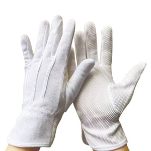 100% Weiße Baumwoll-Handschuhe für Kinder: Zeremonielle Freimaurer-Handschuhe, Inspektionshandschuhe, Marschhandschuhe - Product Image 5