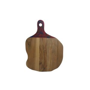 Planche à découper rectangulaire de luxe moderne en bois d'acacia à grain traversant, jetable, compatible lave-vaisselle, épaisseur 2,5 cm/3,5 cm, pour servir la viande - Product Image 4